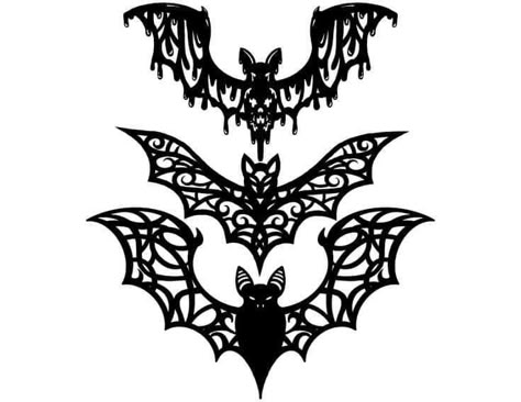 Simple Bat Design, Goth Cricut Projects, Bat Cricut, Bat Svg Free, Bat Tattoo Stencil, Bat Tattoo Design, Bat Outline, Bats Tattoo Design, Bat Svg