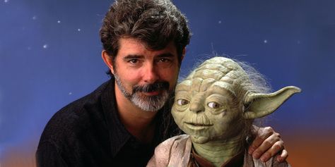 12 Facts You Didn't Know About Yoda - http://screenrant.com/best-facts-yoda-star-wars-trivia/ George Lucas Star Wars, Happy 75th Birthday, Jj Abrams, Digital Projection, Diego Garcia, Movie Directors, Facts You Didnt Know, Film Editing, Star Wars Facts