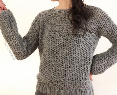 Réalisez un pull au crochet en 3 étapes ! | Mery Crochet Crochet Sweater Free Pattern, Easy Crochet Shrug, Sweater Free Pattern, Crochet Sweater Free, Crochet Sweater Pattern Free, Crochet Ladies Tops, Crochet Tops Free Patterns, Crochet Shrug, Crochet Woman