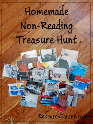 Homemade Non-Reading Treasure Hunt - Fun Activity for Preschoolers and Kindergarteners Who Can't Yet Read - ResearchParent.com Treasure Hunt For Toddlers, Outdoor Team Building Games, Fun Activities For Preschoolers, Building Games For Kids, Treasure Hunt For Kids, Treasure Hunt Games, Treasure Hunt Clues, Treasure Hunts, Scavenger Hunt For Kids