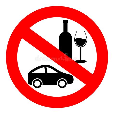 Drunk Driving Awareness, Driving Signs, Drink Vector, Drive Poster, Drink And Drive, Sign Illustration, Awareness Poster, Safety Awareness, Drunk Driving