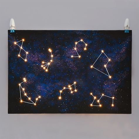 Picnic Under The Stars, Constellation Craft, Themed Picnic, Astronomy Activity, Galaxy Crafts, Wall Statement, Galaxy Room, Galaxy Decor, Galaxy Light