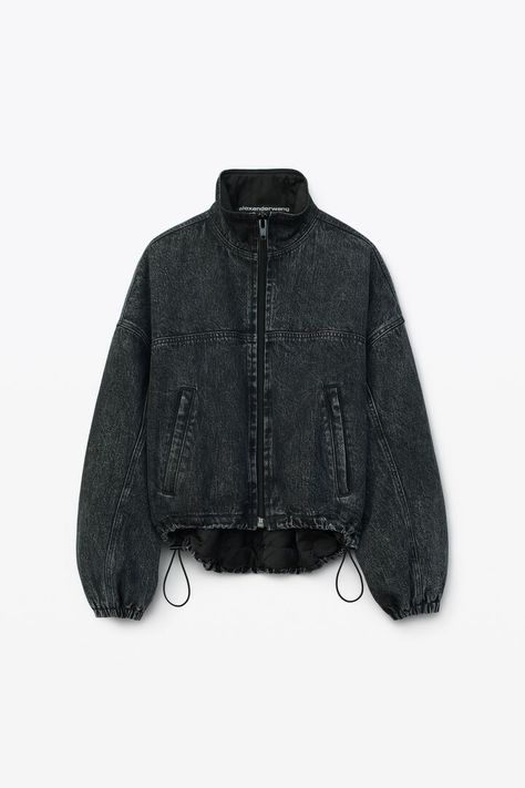 Women's Denim X Alexander Wang | alexanderwang Designer Denim Jacket, Simple Closet, Designer Denim, Minimal Outfit, Causual Outfits, Fall Wallpaper, Shorts Jeans, Denim Design, 로고 디자인