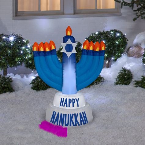 Airblown Inflatables Hanukkah Candles - Walmart.com Menorah Candles, Glam Christmas Decor, Holiday Inflatables, Hanukkah Candles, Hanukkah Menorah, Christmas Inflatables, Jewish Holiday, Outdoor Holidays, Outdoor Holiday Decor