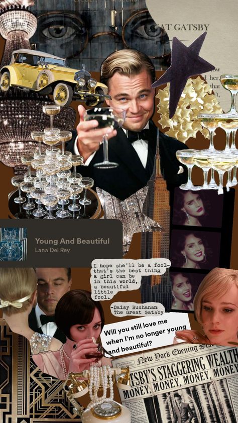 #thegreatgatsby #gatsby #theroaringtwenties #20's #Lanadelrey #youngandbeautiful The Great Gatsby Moodboard, Great Gatsby Collage, Jordan Baker Great Gatsby, The Great Gatsby Aesthetic, Great Gatsby Aesthetic, Gatsby Aesthetic, The Great Gatsby Movie, Gatsby Movie, Gatsby Birthday Party