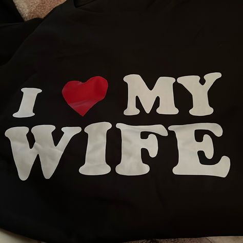 Black, Size Large, I Love My Wife T-Shirt I Heart My Wife, I Love My Wife Shirt, I Love Shirts, Dr Wardrobe, Love My Wife, I Love My Wife, Love Shirt, New T, My Wife