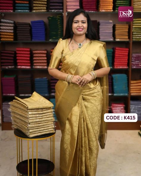 Nita Ambani mam inspired golden tissue saree @ 999+$ Booking Suji - 7200602017 Sasi - 9653484447 Soniya - 9443143352 Shalini - 7305626399 Kousalya - 6374441254 Website www.dsrsarees.com Android App https://play.google.com/store/apps/details?id=com.dsrapp.dsrsarees IOS App https://apps.apple.com/app/dsr-sarees/id6504281793 —————————————————— Join our WhatsApp Channel to receive exclusive updates on new arrivals and offers, https://whatsapp.com/channel/0029VaFMxcZ89iniEF8WcZ2U ————————————... Nita Ambani Saree, Gold Colour Saree, Golden Colour Saree, Golden Tissue Saree, Gold Saree, Nita Ambani, Tissue Saree, Gold Colour, Golden Color