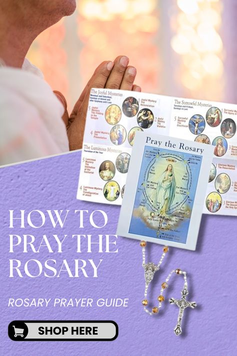 Unlock the power of daily Catholic prayers with this comprehensive rosary guide booklet. Learn how to pray the rosary with ease using our prayer booklet. Perfect for anyone seeking a deeper connection, this resource offers a complete set of Catholic prayers, including a rosary prayer guide and rosary for effective meditation. Elevate your spiritual practice and enhance your daily devotion with this essential rosary guide. Start your journey today! Rosary Prayer Guide, Rosary Guide, Prayer Guide, Pray The Rosary, Daily Devotion, Rosary Prayer, How To Pray, Praying The Rosary, Lord's Prayer