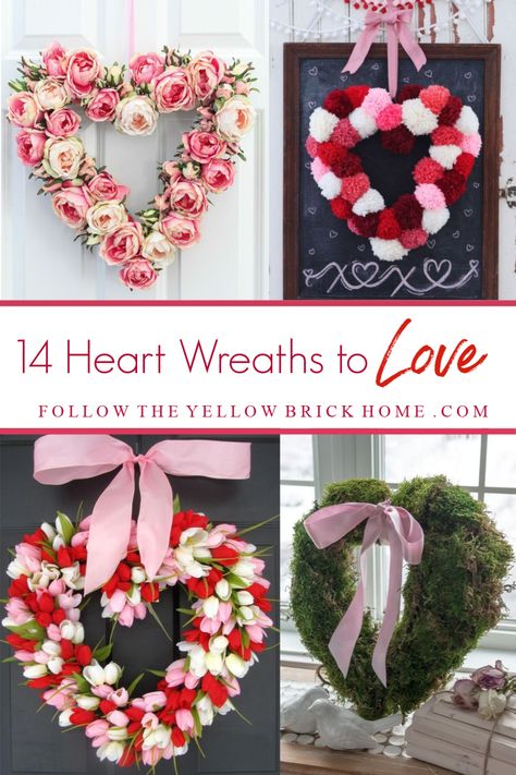 Follow The Yellow Brick Home - 14 Heart Wreaths To Love – Follow The Yellow Brick Home