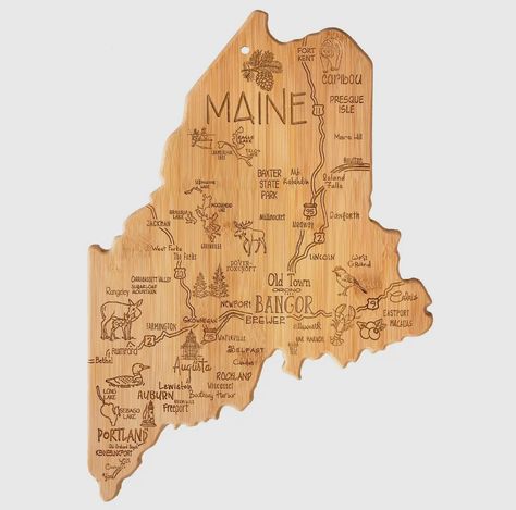 If you need a Maine-themed gift, we’ve got you covered right here in downtown Caribou! 🤩 Caribou Maine, Maine State, State Of Maine, Autumn Park, Bangor, Celebrate Life, Unique Wedding Gifts, Pine Tree, Wall Display