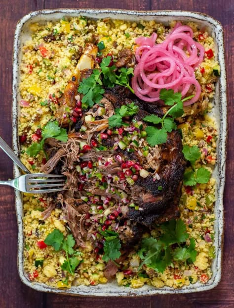 Moroccan Lamb Slow Cooker, Moroccan Leg Of Lamb, Slow Cooked Moroccan Lamb, Slow Cooker Lamb Roast, Lamb Leg Roast Recipes, Lamb Slow Cooker Recipes, Leg Of Lamb Recipe, Smoked Lamb, Lamb Shank Recipe