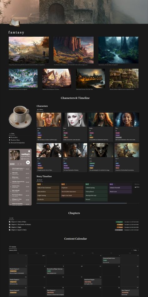 Dark Academia Novel Writing Digital Notion Template [Free Download] Notion Story Writing Template, Notion Template Ideas Writing, Notion Author Template, Notion Book Writing Template, Dnd Notion Template, Notion Novel Writing Template, Writer Notion Template, Notion Worldbuilding, Writing Templates Aesthetic