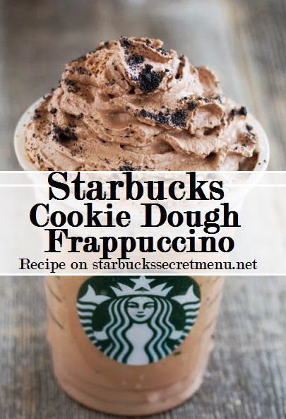 Here's a great recipe for the cookie and chocolate lover in you. Cookie Dough Frappuccino, Starbucks Cookie, Frappuccino Starbucks Secret Menu, Starbucks Cookies, Frappuccino Starbucks, Secret Starbucks Drinks, Frappuccino Recipe, Secret Menu Items, Starbucks Secret Menu Drinks