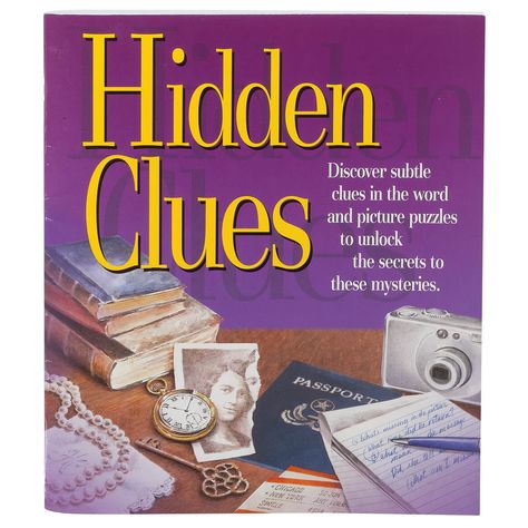 This Miles Kimball Hidden Clues Puzzle Book of brain-twisters, logic puzzles, hidden pictures and coded messages will put your sleuthing skills to the test! No Spend Year, Thanksgiving Labels, Brain Twister, Biology Textbook, Hidden Picture Puzzles, Types Of Parties, Party Ideas Games, Orange Palette, Coded Message