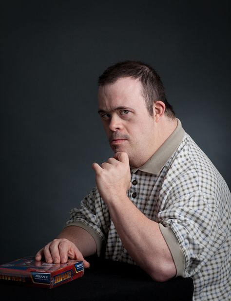 Conceptual Portraits of a Man with Down Syndrome Reference Art History and Superman - Feature Shoot Douglas Macarthur, Bulldog Francese, Reference Art, Studio Photography Poses, Disabled People, Photography Subjects, Brother In Law, Photo Projects, Man Photo