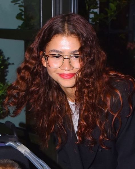 daya on Instagram: “i miss this redhead 😔” Brown Red Hair Color Curly, Zendaya Wavy Hair, Curly Reddish Brown Hair, Copper Red Hair Curly, Deep Red Hair Curly, Curly Dark Auburn Hair, Curly Maroon Hair, Cherry Chocolate Curly Hair, Zendaya Hair Curls