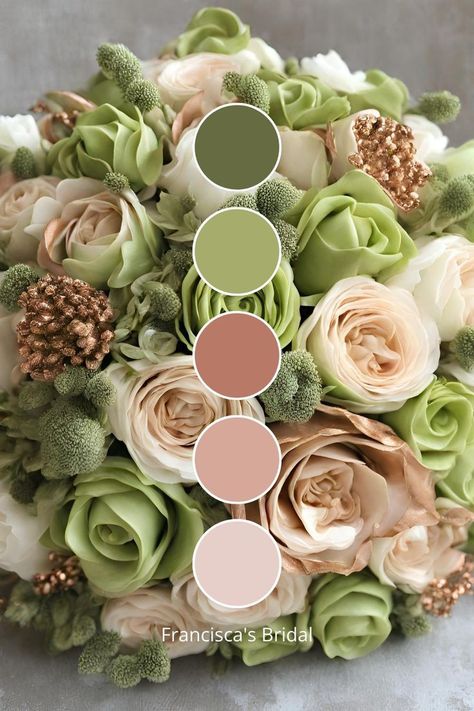 Fall Green Wedding Colors, Pistachio Color Palette, Pistachio Wedding, Mint Green Color Palette, Mint Green Wedding Theme, Olive Color Palette, Wedding Colors Winter, Green Wedding Color Palette, Wedding Color Palette Ideas