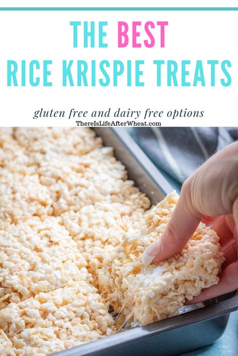 Dairy Free Rice Krispie Treats, Easy Rice Krispie Treats, Rice Krispie Treats Easy, Gluten Free Rice Krispie Treats, Rice Krispie Treats Recipe, Dairy Free Snacks, Easy Rice, Krispie Treats Recipe, Recipe Gluten Free