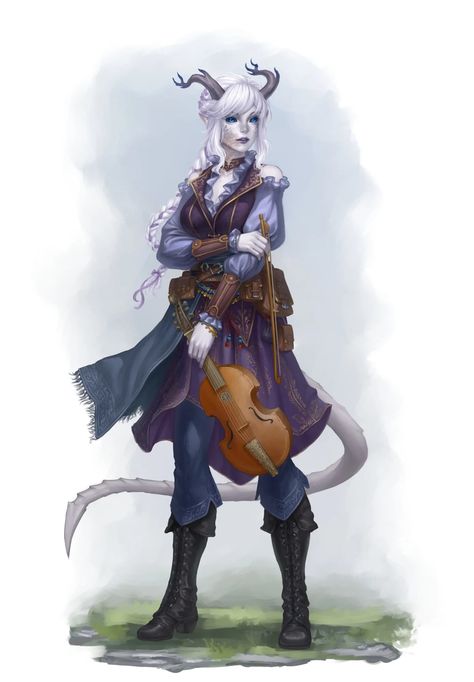 Cleric Tiefling, Tiefling Bard Female, Tiefling Cleric, Tiefling Female, Npc Art, Dnd Bard, Tiefling Bard, Dnd Npc, Dnd Ideas