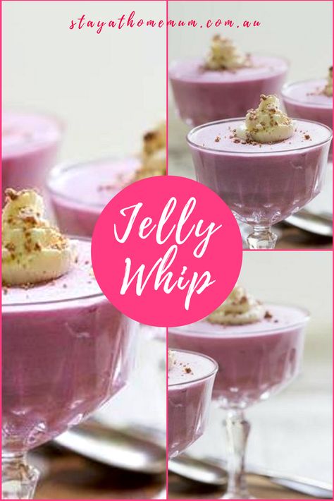 Jelly Whip Jelly Deserts, Jelly And Condensed Milk Dessert, Jelly Fluff Evaporated Milk, Two Ingredient Desserts, Jelly Crystals, Fridge Cake, Jelly Desserts, Milk Dessert, Gelatin Recipes