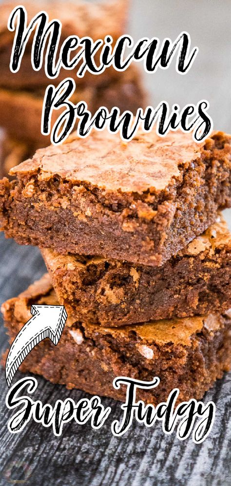 Cinnamon Brownies Chocolate, Cinnamon Brownie Recipes, Mexican Brownies Easy, Mexican Brownies Boxed, Cajun Brownies, Mexican Chocolate Brownies, Cayenne Brownies, Cayenne Chocolate, Mexican Brownies Recipe