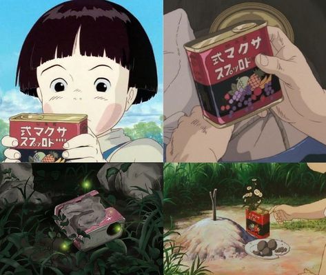 Sakuma Drops Candy, Grave Of The Fireflies Tattoo, Grave Of The Fireflies Candy, Setsuko Grave Of The Fireflies, Sakuma Drops, Fireflies Anime, Firefly Tattoo, Movie Fanart, Anime Painting