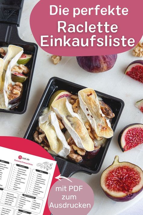 Du planst ein Raclette für die Feiertage und willst keine Zutat vergessen? Damit in deinen Pfännchen die richtigen Zutaten landen, gibt's hier unsere Raclette Einkaufsliste mit PDF zum Ausdrucken und Abhaken. Damit bist du für dein Raclette bestens vorbereitet. Raclette Dinner Party, Raclette Recipes, Party Buffet, Cooking Skills, Cheese Recipes, Quick Meals, Dinner Party, Vegan Recipes, Snacks