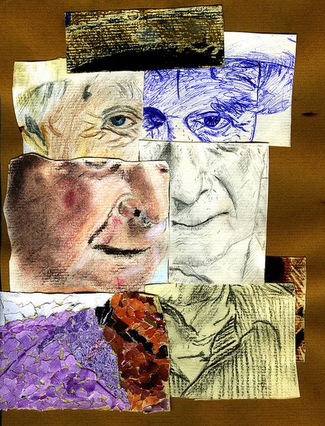 Beautiful collage of aging in different mediums    www.ecaring.com  www.twitter.com/ecaring  www.facebook.com/ecaring  www.youtube.com/theecaringsystem Conflict Art, Alzheimers Disease, Long Goodbye, Alzheimers Awareness, David Hockney, Senior Care, A Level Art, Alzheimers, Art Journal Inspiration