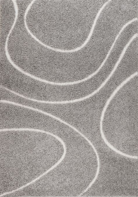 Lorena Gray Area Rug Gray Carpet Texture, Bedroom Inspirations Dark, Modern Bedroom Rug, Dark Grey Carpet, Circular Rugs, Carpet Texture, Rug Texture, Gray Rug, Grey Carpet