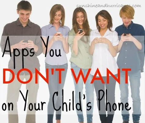 The Worst Apps for Kids - What Apps You Don't Want On Your Child's Phone Child Phone, Apps For Kids, Parenting Help, Parenting 101, Kids App, Parenting Teens, Kids Reading, Child Safety, Positive Parenting