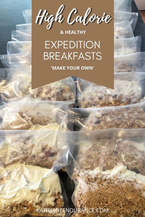 Pre Packed Meals, Backpacking Oatmeal Recipe, High Protein Backpacking Food, Dehydrated Breakfast Recipes, Backpacking Breakfast Ideas, Cold Soak Backpacking Meals, Backpacking Desserts, Motorbike Camping, Hiking Food Backpacking Meals