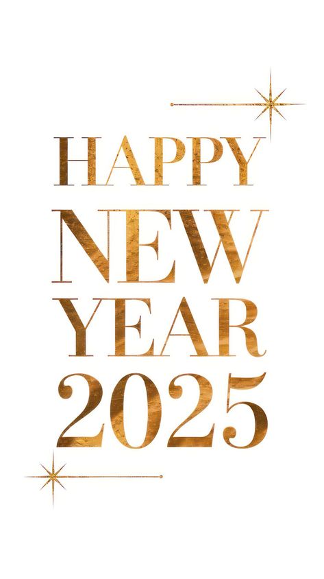 Golden "Happy New Year 2025" typography with a sparkling star accent on a crisp white background, exuding elegance and festivity. Best Happy New Year 2025, Happy 2025 New Year Design, New Year 2025 Wishes Poster, 2025 Wishes Design, Happy New Year Inspiration, New Year Cards 2025, 2025 Card Design, New Year’s Eve Images, 2025 Wishes Card