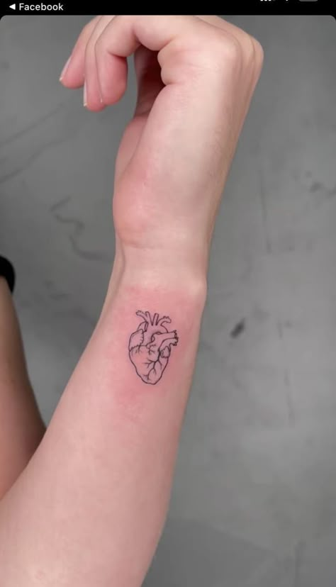 Tattoos Between Breast, Corazon Tattoo, Positivity Tattoo, Small Henna Tattoos, Leg Sleeve Tattoos, Anatomical Heart Tattoo, Small Henna, Leg Tattoo Ideas, Small Heart Tattoos