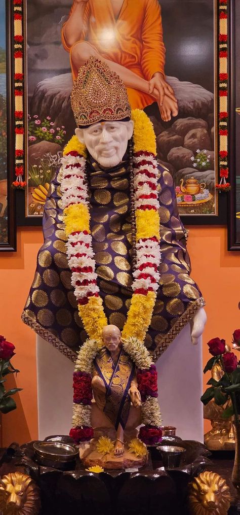 Saibaba Hd Images, Sai Ram Images Hd, Sai Baba Images, Mother Mary Wallpaper, Mary Wallpaper, Ram Images, Jai Sri Ram, Dancing Lights, Sai Baba Hd Wallpaper