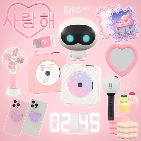 Sims 4 Clutter Bedroom, Sims 4 Bt21 Cc, Kpop Albums Sims 4 Cc, Sims 4 Kpop Decor, Sims 4 Kpop Mods, Ts4 Cc Kawaii Furniture, Kpop Sims4 Cc, Sims 4 Cc Cute Clutter, Sims 4 Cc Kawaii Decor