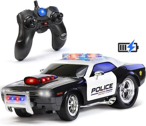 Police Car For Kids, Kids Police Car, Lights And Sirens, Remote Control Cars Toys, Radio Controlled Boats, Car For Kids, Remote Control Boat, Rc Remote, Car Toy