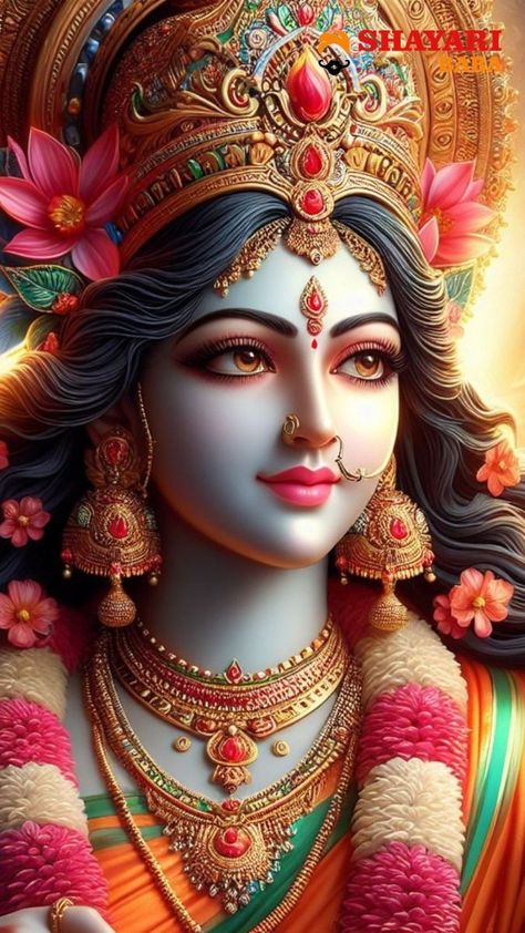 Hanuman Ji Murti, Maa Durga Idol, Mahadev Mata Parvati, Shardiya Navratri, Durga Maa Pictures, Motivation Shayari, Navratri 2023, Beautiful Paintings Of Nature, Goddess Kali Images