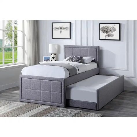 Space Saving Single Bed Bailey With Single Trundle Mattress Underneath Pull Out Bed In Grey Color Children Bedroom Bed Kids - Buy Solid Wood Bed Twin Bed Single Bed Frame Double Bed Frame Cheap Bed Frame Furniture Bedroom Sets Bedroom Sets,Space Saving Beds For Kids Toddler Bed Day Bed Daybed Trundle Bed Frame Other Beds Children Bedroom Bed Kids,Day Bed Trundle Bed Twin Bed Frame Canopy Bed Frame Solid Single Bed Bailey With Single Trundle Mattress King Size Bed Product on Alibaba.com Single Trundle Bed, Cheap Bed Frame, Pull Out Storage, Sleepover Beds, Trundle Bed Frame, Trundle Mattress, Space Saving Beds, Fabric Bed Frame, White Bed Frame