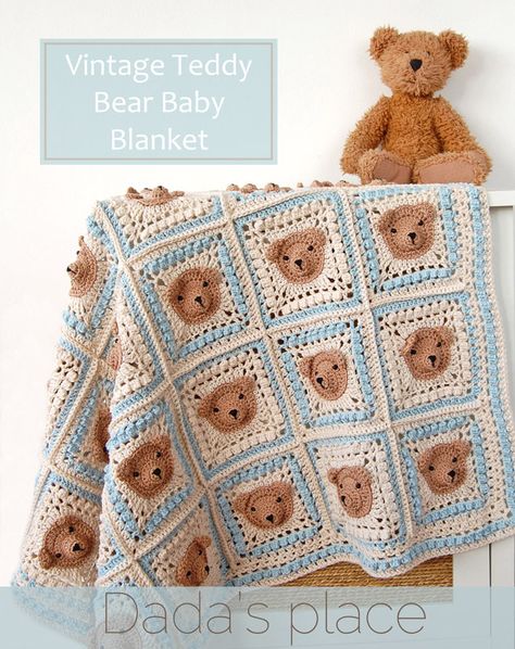 Crochet baby blanket patterns – Page 3 Crochet Pattern Teddy Bear, Bear Baby Blanket, Teddy Bear Baby Blanket, Pattern Teddy Bear, Teddy Bear Crochet, Bear Blanket, Crochet Teddy Bear Pattern, Crochet Baby Boy, Crochet Teddy Bear