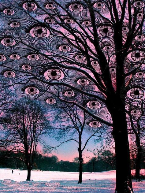 Trippy Painting, Witch Aesthetic, Pop Surrealism, Visionary Art, Trippy Art, Ethereal Art, Awesome Art, Eye Art, Funky Art