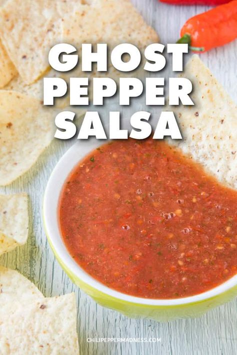 Cayenne Pepper Salsa Recipe, Scorpion Pepper Salsa, How To Preserve Ghost Peppers, Hot Pepper Salsa Recipe, Canning Ghost Peppers, Carolina Reaper Salsa Recipe, What To Do With Ghost Peppers, Ghost Pepper Sauce Recipe, Ghost Pepper Salsa Recipe