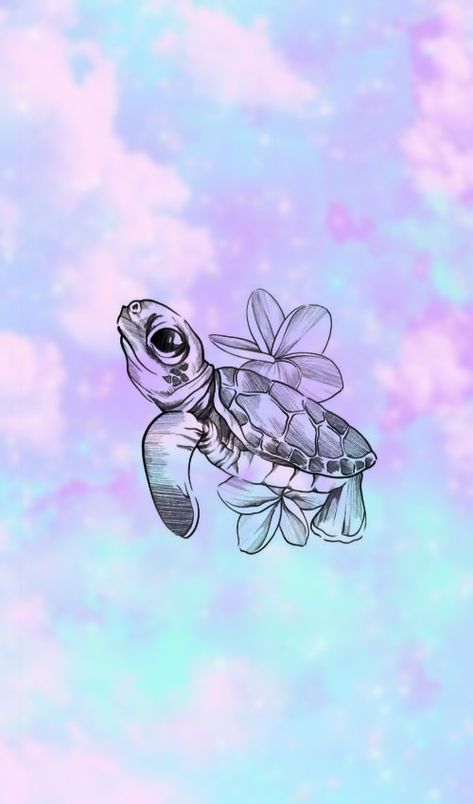 3d Turtle Tattoo, Baby Turtle Tattoo, Tattoo Tortuga, Body Draw, Balance Tattoo, Sea Turtle Tattoo, Turtle Tattoo Designs, Flower Wallpapers, Tiny Turtle