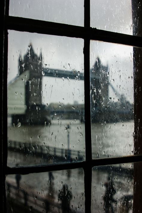 "Oh so London" by Georgia Mizuleva I Love Rain, Living In London, Love Rain, London Town, London Bridge, Window View, London Calling, When It Rains, London Love