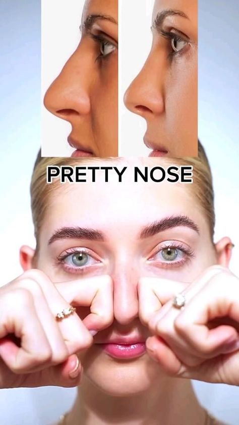 Help to get a pretty  nose 🙋 Face Massage Tutorial, Facial Massage Steps, Face Massage Techniques, Facial Routine Skincare, Motivasi Diet, Body Massage Techniques, Facial Massage Routine, Pretty Nose, Face Yoga Exercises