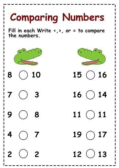 Comparing Numbers Comparing Numbers 1st Grade, Comparing Numbers Worksheet Grade 1, Comparing Numbers Worksheet, Place Value Blocks, Number Worksheet, Envision Math, Place Value Chart, Number Value, Comparing Numbers