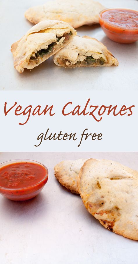 Mini Calzones Recipes, Vegan Calzone, Homemade Vegan Cheese, Mini Calzones, Pizza Vegana, Makanan Diet, Vegan Appetizers, Vegan Pizza, Best Vegan Recipes