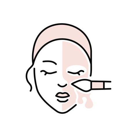 Esthetician Clipart, Logo Facial, Logo Skincare, Skin Care Pictures, Instagram Skincare, Instagram Branding Design, Bottle Drawing, Skincare Products Photography, Makeup Artist Logo