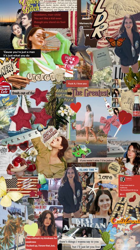 Norman F*cking Rockwell ☀️🩵#normanfuckingrockwell #nfr #lanadelrey #lana #lanadelreyaesthetic #venicebitch #california #aesthetic #collageart#sugarplumskye Nfr Aesthetic, Lana Del Rey Nfr, California Aesthetic, I Fall To Pieces, Man Child, Living Legends, Aesthetic Collage, Real Love, I Fall