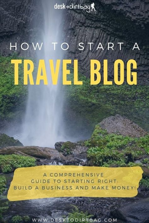 Maybe now is the time to start that blog or business you've always thought about?  Here is my no-nonsense guide about how to start a travel blog. This will ensure that you get started on the right foot with an eye toward long-term planning and functionality, while avoiding some serious pitfalls.  It will also give you a plan of attack! #travel #travelblog  Click to read: How to Start a Travel Blog for Fun and Profit! Published by Desk to Dirtbag - Travel More. Get Dirty. Find Your Adventure. How To Start A Travel Blog, Travel Blogging, Become A Travel Agent From Home, How To Be A Travel Agent, Becoming A Travel Agent, Travel Blogging For Beginners, Travel Consultant Business, Become A Travel Agent, Digital Nomad Lifestyle