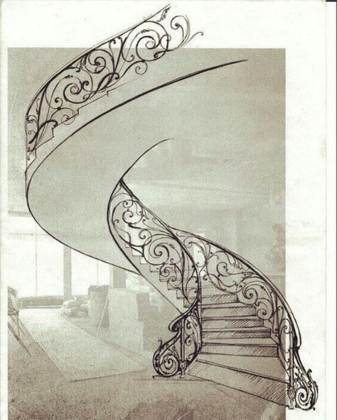 Architecture Drawing Sketchbooks, Perspective Drawing Architecture, Architecture Sketchbook, Interior Design Sketches, Stair Case, Architecture Design Sketch, Interior Sketch, Architecture Drawing Art, Spiral Staircase